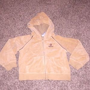 Oshkosh Cream Fleece ZipUp Sweater Hoodie